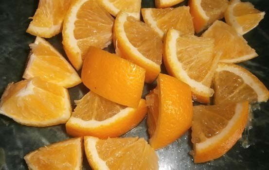 Гранит с апельсином и лимоном-это
