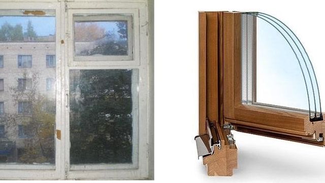 Чем отличаются старые советские окна из дерева от современных?