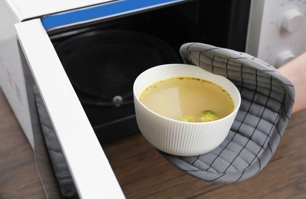 Микроволновка тарелка суп