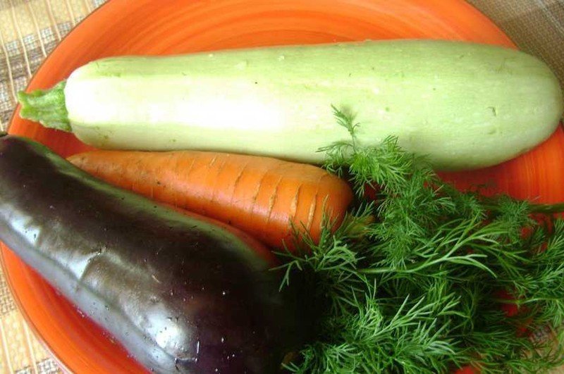 Кабачки с морковью