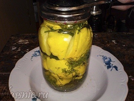 Рецепт кабачков на зиму с горчицей