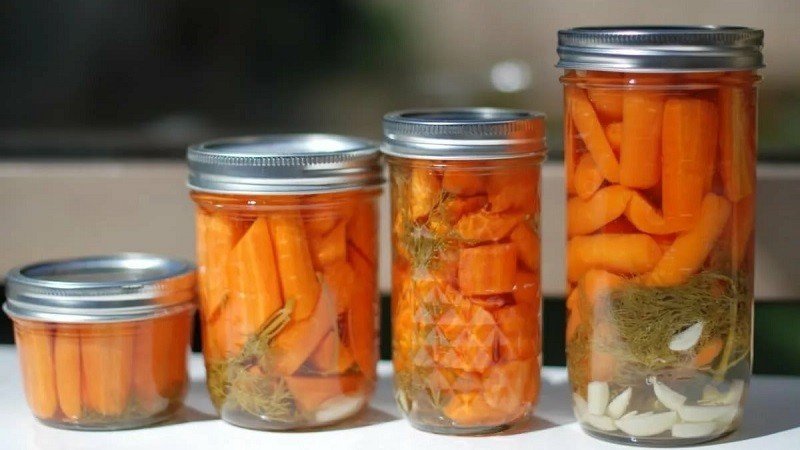 Заготовка моркови на зиму в банках для длительного хранения