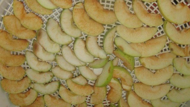 Как нарезать яблоки для сушки в электросушилке